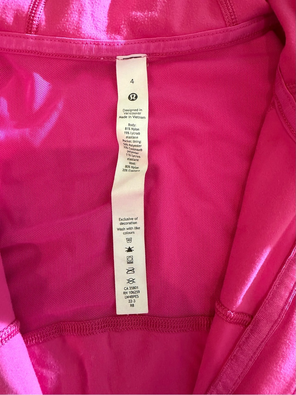 Lululemon Pink Zip-Up Hoodie Jacket - Picture 3 of 11